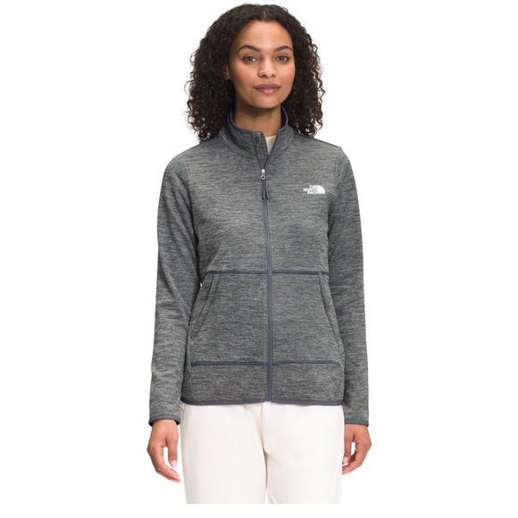 The North Face Jackets & Blazers - The North Face Women's Heather Grey Zip Fleece Jacket